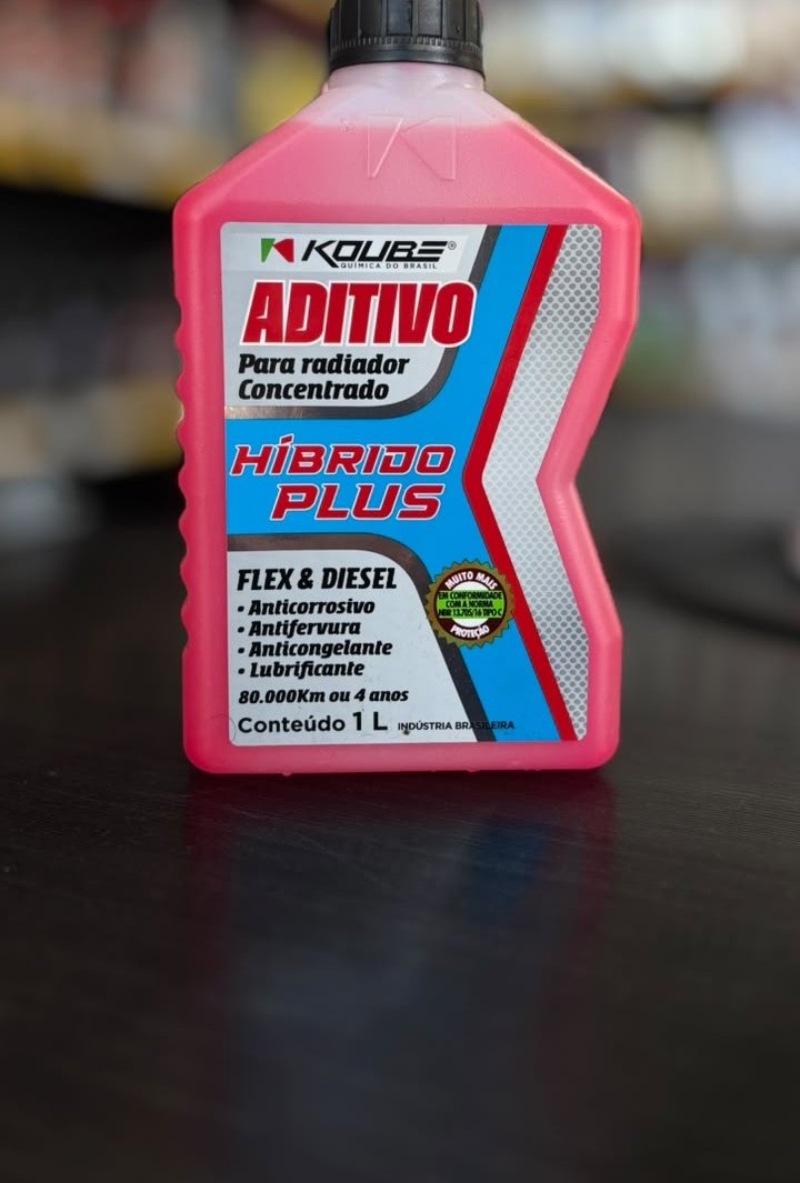 Koube Aditivo Híbrido Plus para radiador concentrado 1L