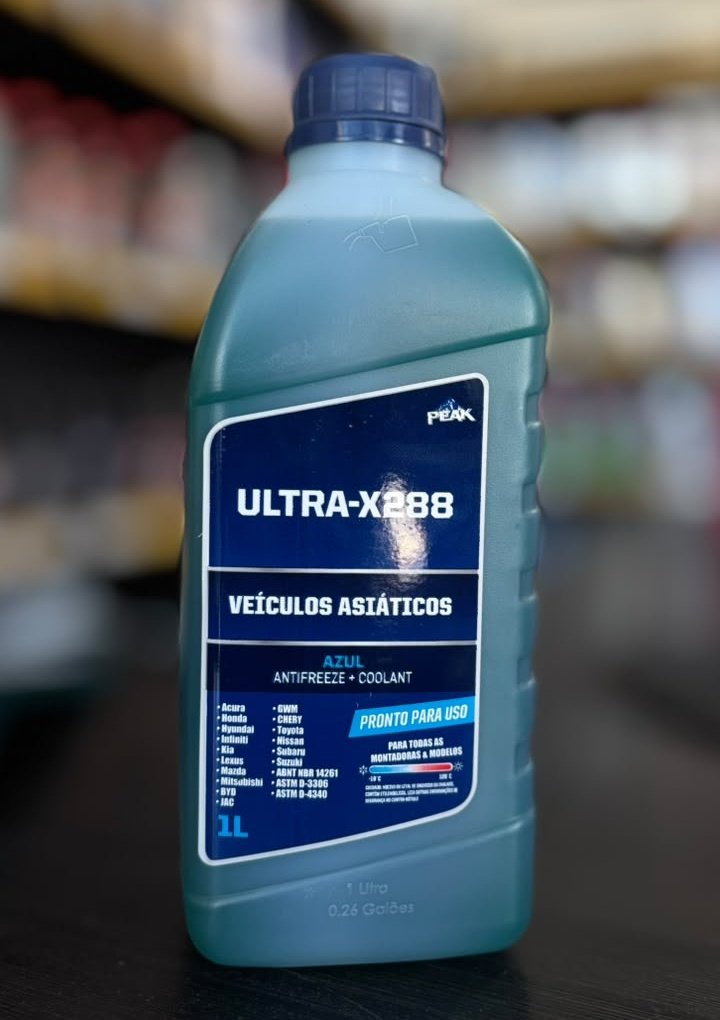 Peak Ultra-X288 antifreeze e coolant para veículos asiáticos 1L